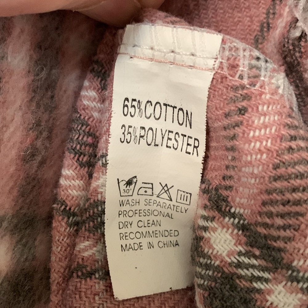 Pink Plaid Flannel Shacket - image 5